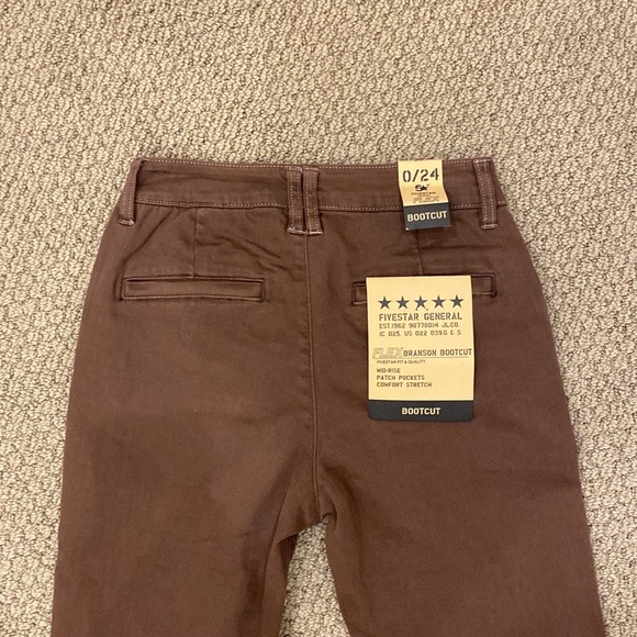 Brown boot cut cargo pants - Picture 3 of 4
